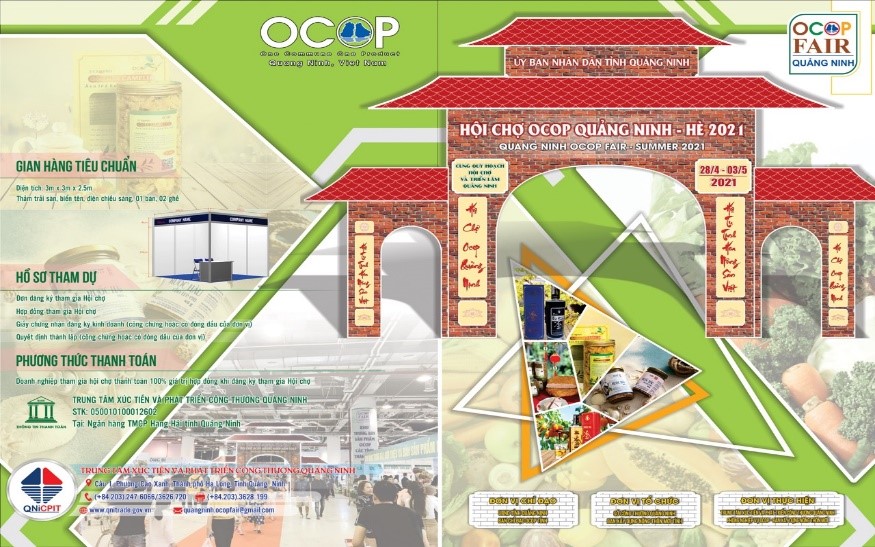 Mời tham gia Hội chợ Ocop Quảng Ninh - Hè 2021