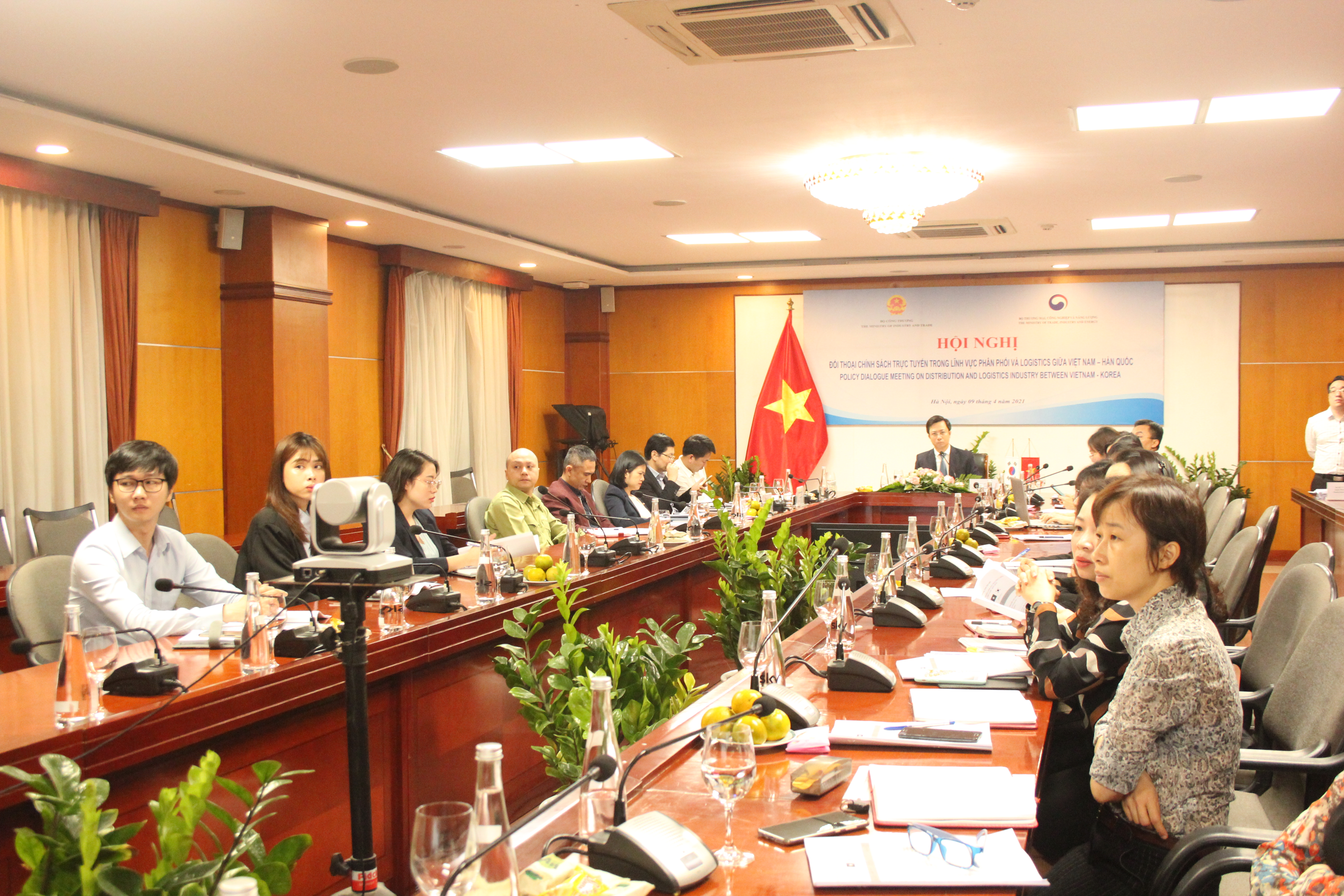 Hội nghị đối thoại chính sách trực tuyến trong lĩnh vực phân phối và logistics giữa Việt Nam – Hàn Quốc năm 2021