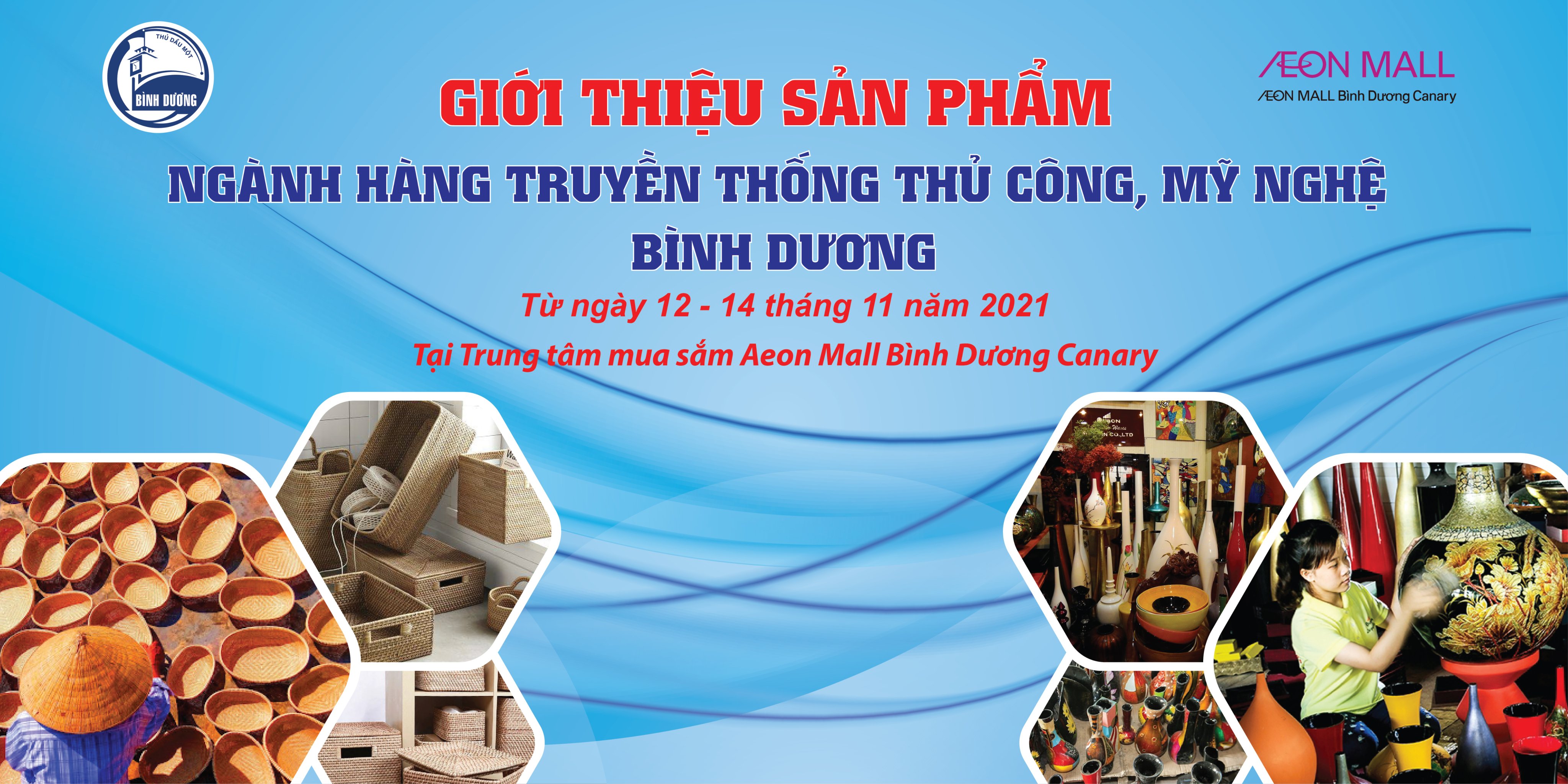 Tổ chức chương trình hàng Việt về khu, cụm công nghiệp tỉnh Bình Dương năm 2021 tại Trung tâm mua sắm Aeon Mall Bình Dương Canary