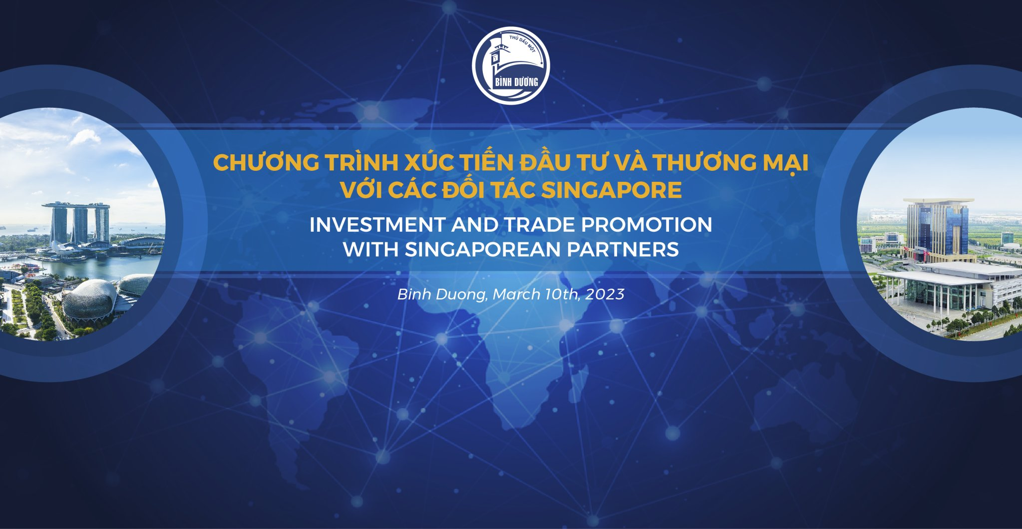 Mời tham dự Chương trình xúc tiến đầu tư và thương mại với các đối tác Singapore