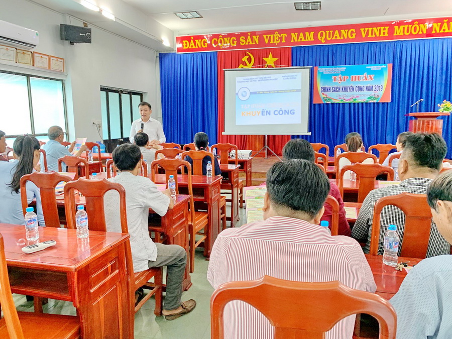Hội nghị tập huấn chính sách Khuyến công tại huyện Dầu Tiếng