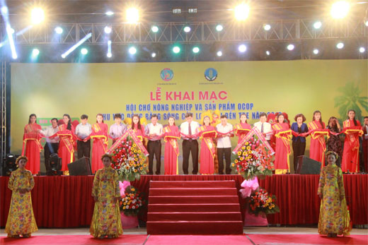 Khai mạc Hội chợ Nông nghiệp và sản phẩm OCOP khu vực Đồng bằng sông Cửu Long tại tỉnh Bến Tre năm 2019
