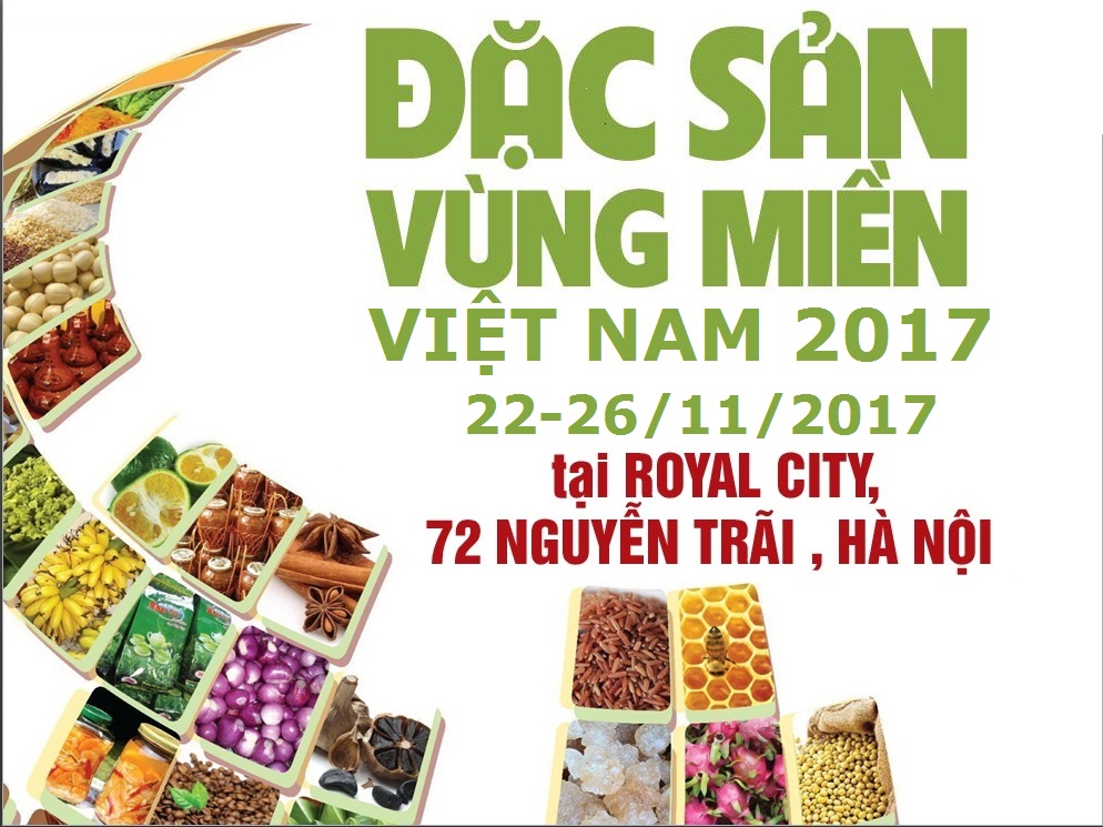 Hà Nội: Hội chợ đặc sản Vùng miền Việt Nam 2017
