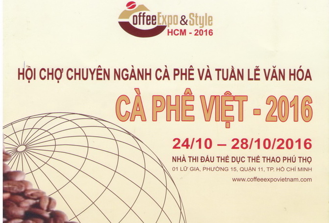 Mời tham gia Hội chợ chuyên ngành cà phê và tuần lễ văn hóa cà phê Việt năm 2016
