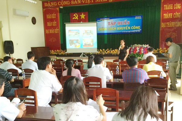 Hội nghị tập huấn chính sách khuyến công tại Thị xã Tân Uyên