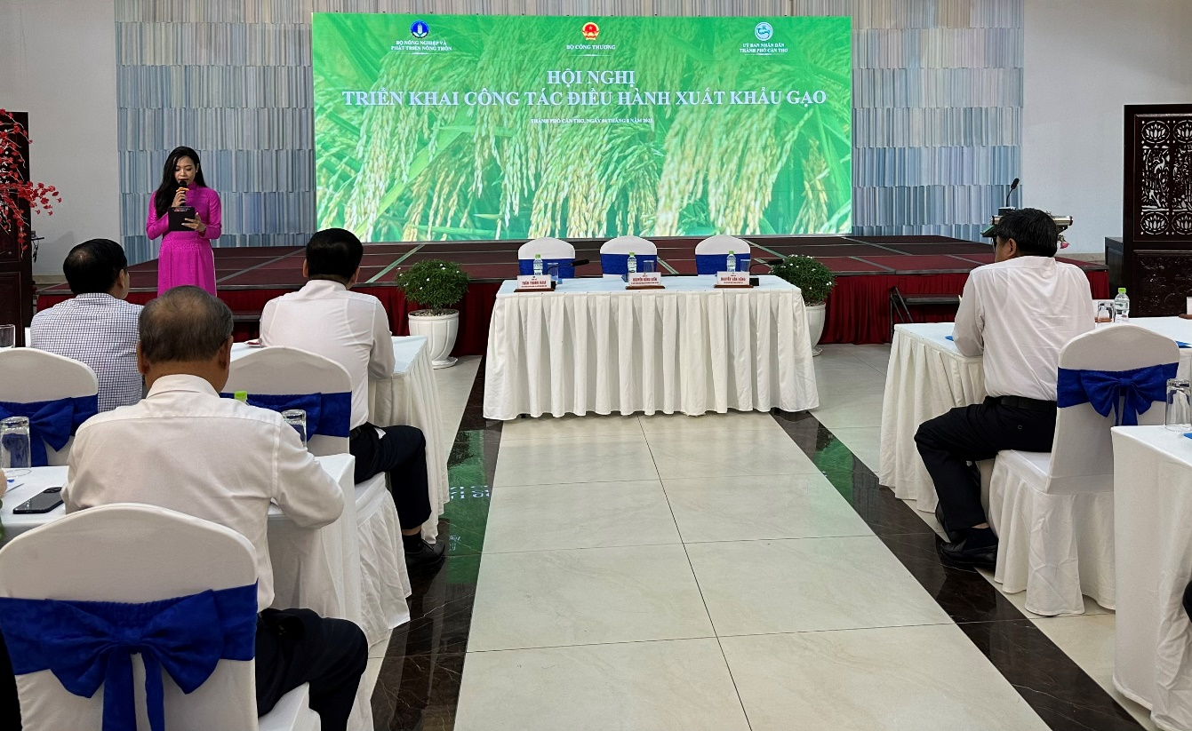 Hội nghị triển khai công tác điều hành xuất khẩu gạo