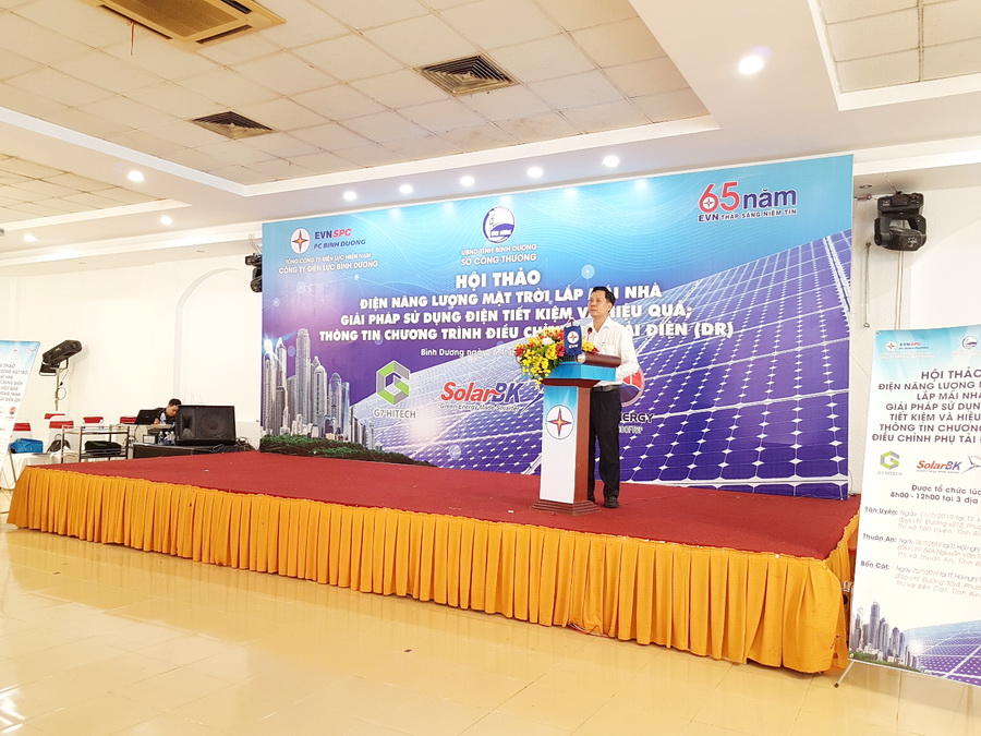 Hội thảo Điện năng lượng mặt trời lắp mái nhà tại thị xã Thuận An